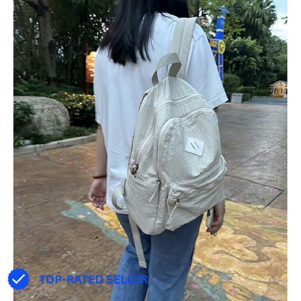 Mini Backpack Daypack Lightweight Polyester Fashi… - image 3